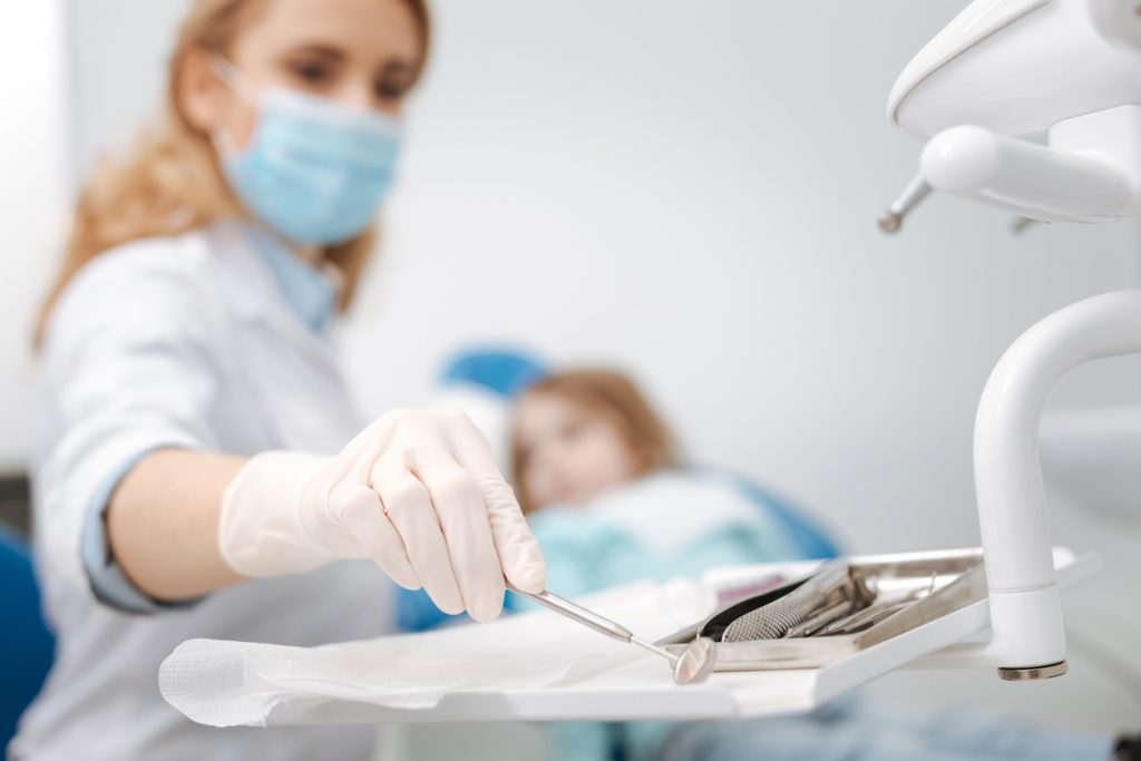 child at dentist